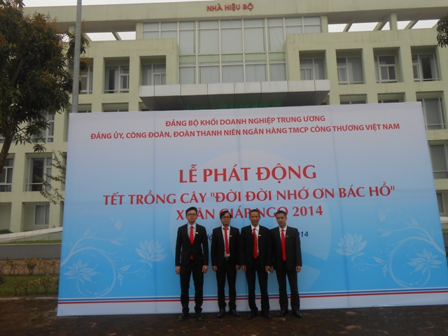 VietinBank AMC tham gia Lễ phát động Tết trồng cây